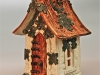 Fairy House with maple leaves