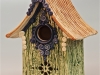 green birdhouse